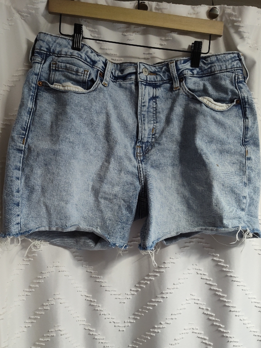 Old Navy Light Blue Denim Cutoff Shorts